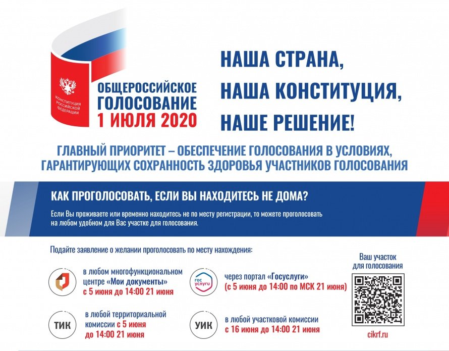 1 июля пройдет голосование по поправкам к Конституции